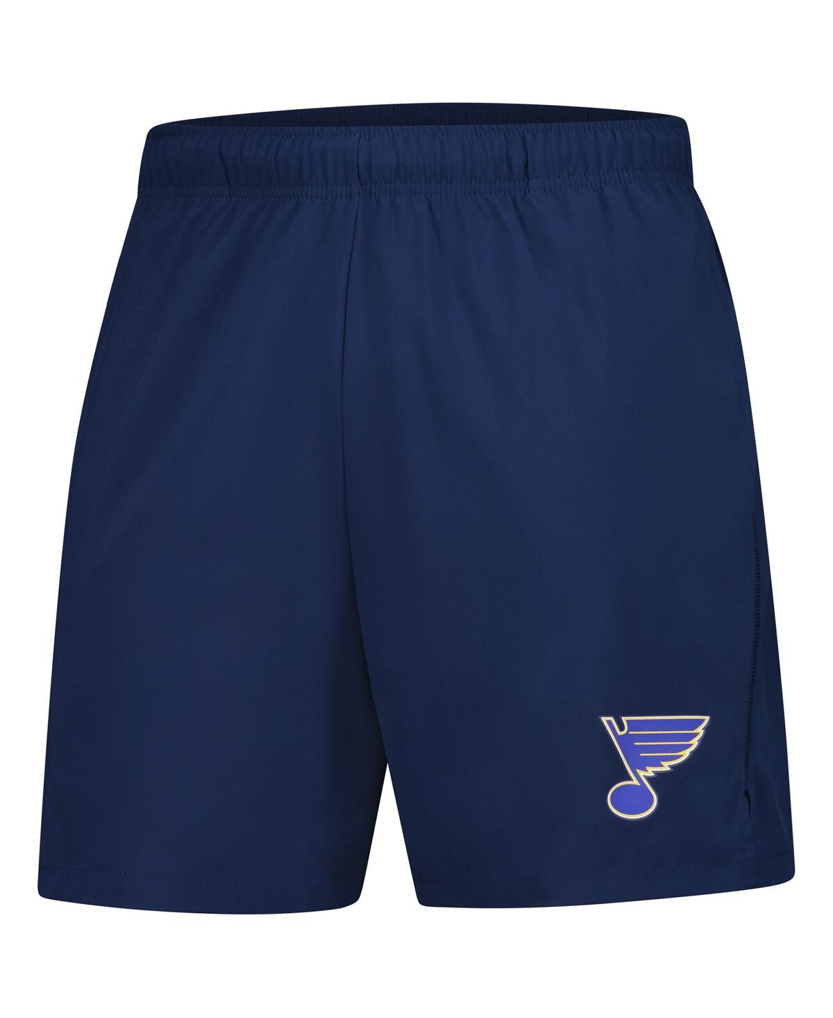 Fanatics Men's Navy St. Louis Blues Tech Training Shorts In Blue