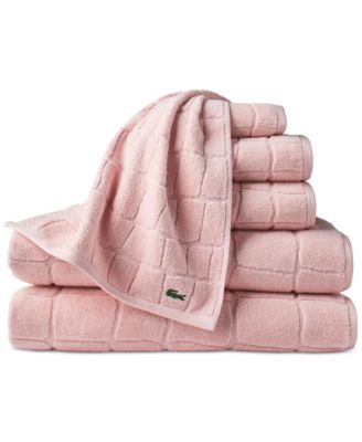 Heritage Croc Scale Cotton Hand Towel, 16" x 30"