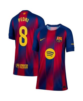 Nike - Big Boys and Girls Pedri Blue Barcelona 2025/26 Home Replica Jersey