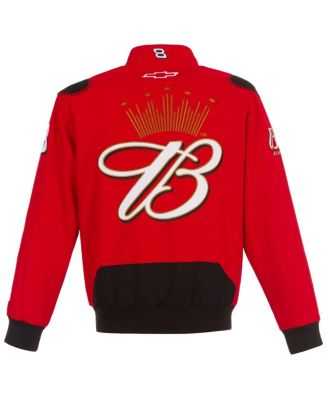 Men's Red Dale Earnhardt Jr. Budweiser Full-Snap Twill Jacket