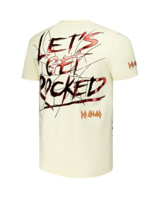 Men's Cream Def Leppard Let's Get Rocked T-Shirt