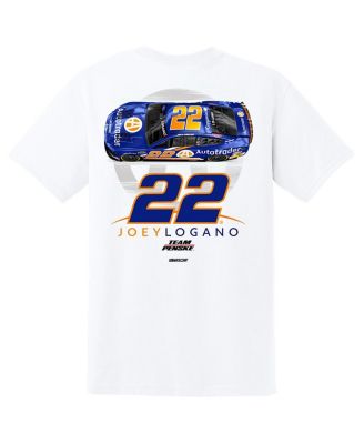 Men's White Joey Logano Autotrader Car T-Shirt