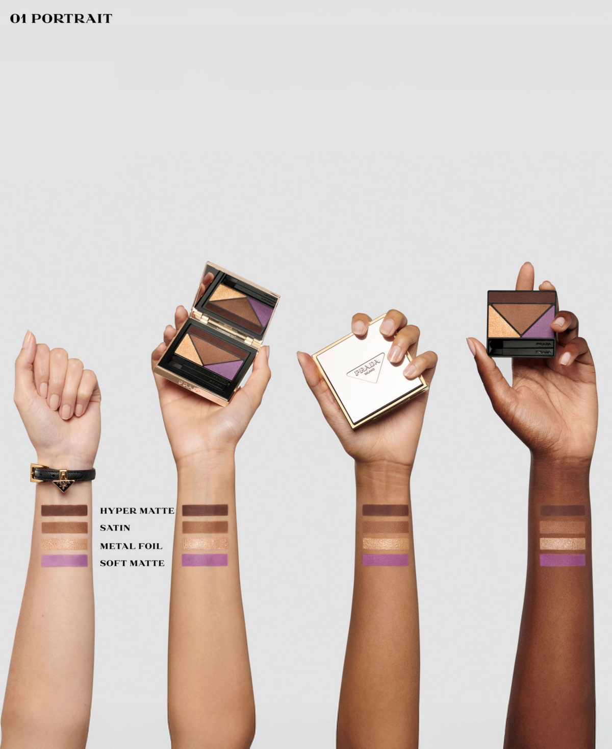 Prada Beauty Dimensions Refillable Holo Nude Eyeshadow
