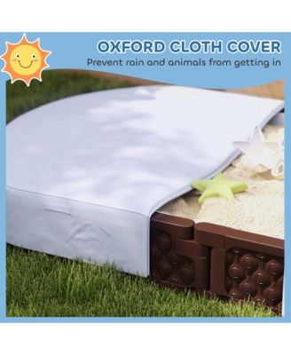 Oval Kids box with Cover, 4 Seats, Bottom Liner,