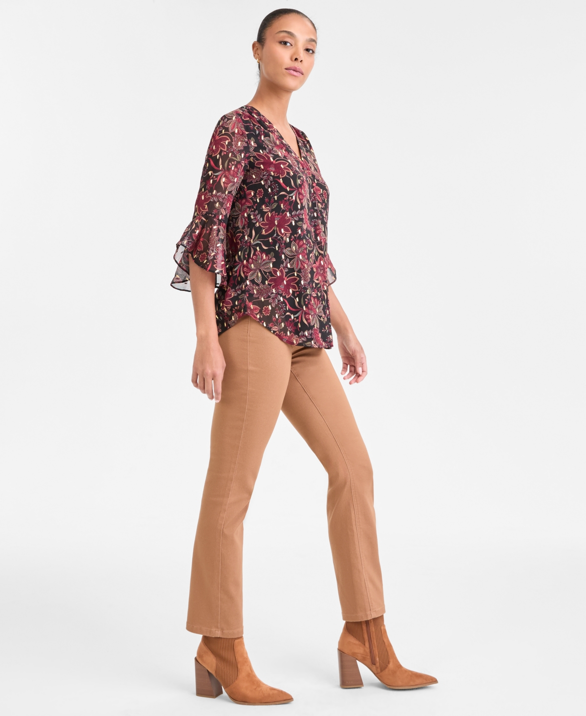 Jones New York Lexington Straight Leg Pants