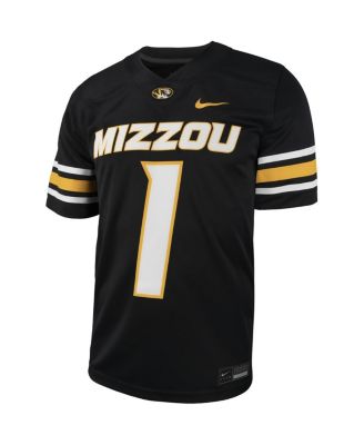 Men's 1 Black Missouri Tigers Untouchable Football Replica Jersey
