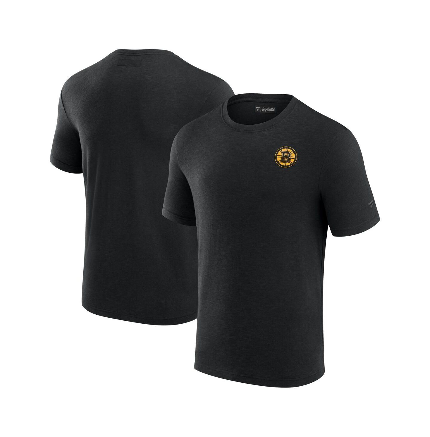 Мужская футболка Fanatics Black Boston Bruins Signature Front Office Modal — фото 1