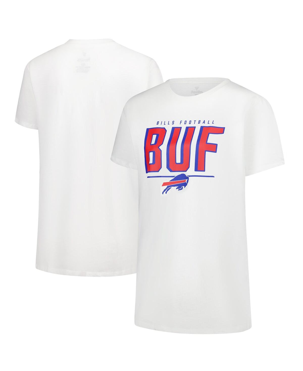 Fanatics Women's White Buffalo Bills Cheerleader T-shirt