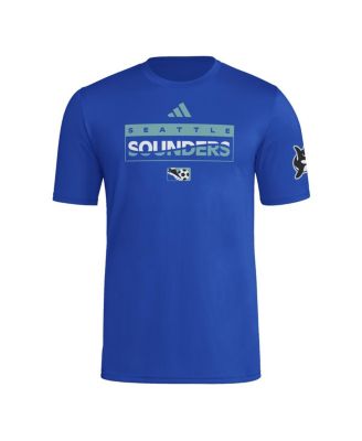 Men's Blue Seattle Sounders FC 2025 Archive Collection Jersey Hook T-Shirt