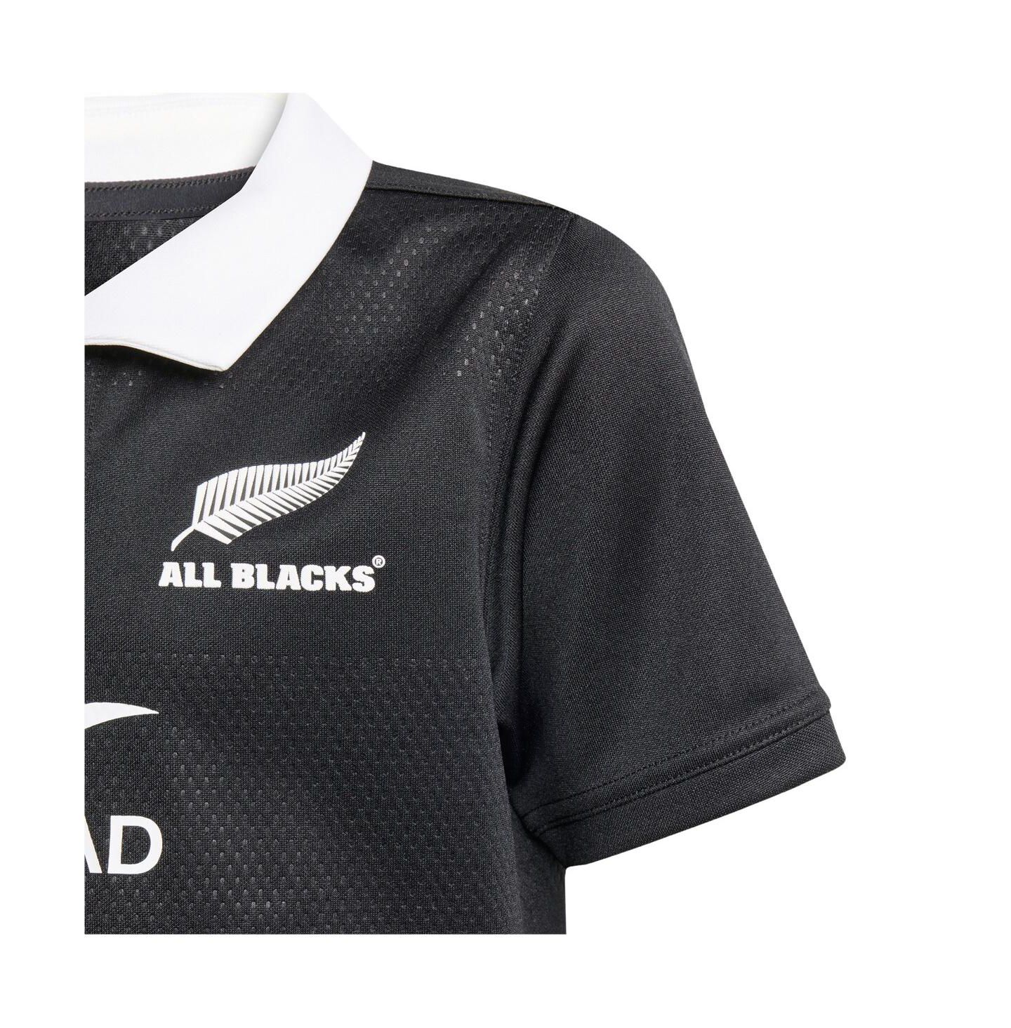 Детская домашняя джерси adidas сборной Новой Зеландии по регби 2025/26 Replica, Black — фото 5