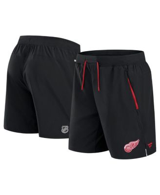 Fanatics - Men's Black Detroit Red Wings Authentic Pro Rink Performance Shorts