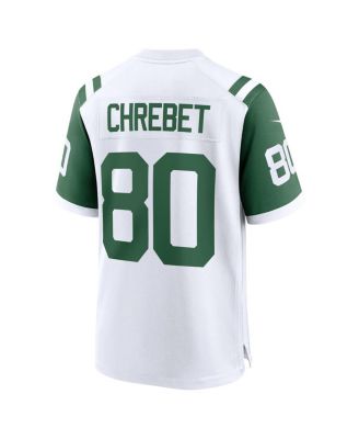 Men's Wayne Chrebet White New York Jets Retired Player Alternate Game Jersey