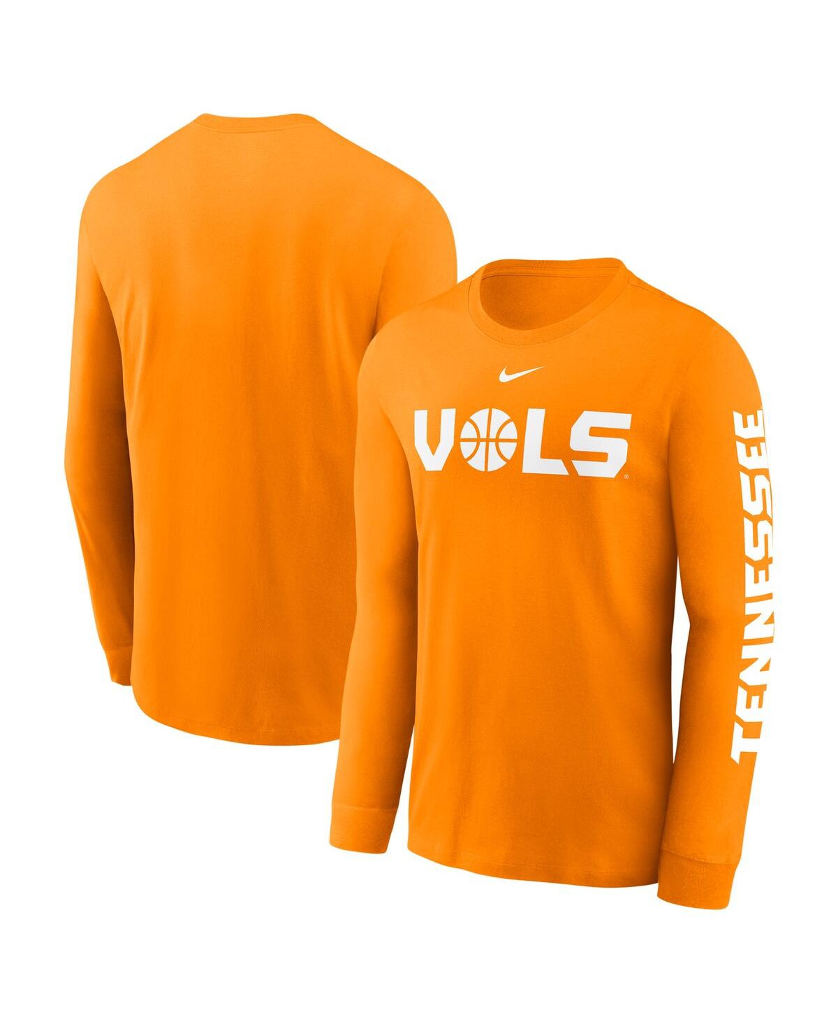 Nike Men's Tennessee Orange Volunteers Basketball Icon Two-Hit Long Sleeve T-Shirt