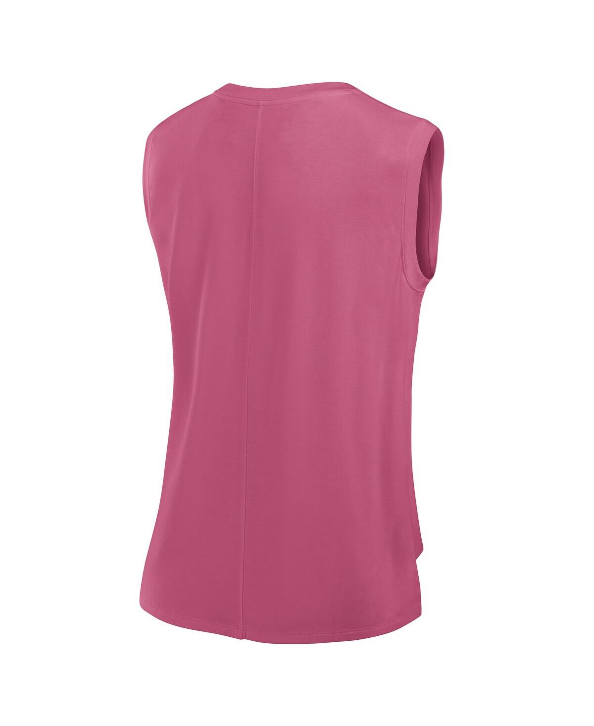 Fanatics Women's Pink Kansas City Chiefs Studio Embrace Tank Top In Pink
