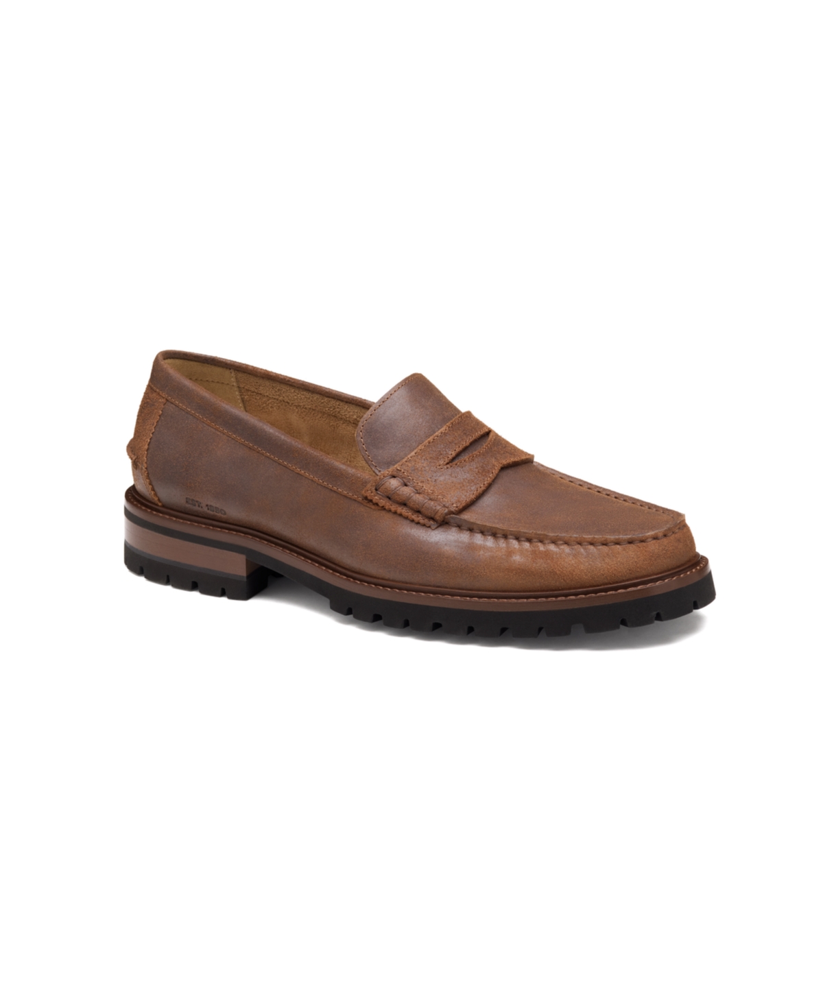 Johnston & Murphy Men's Collier Penny Loafers In Brown