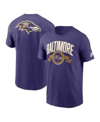 Nike Men's Purple Baltimore Ravens Rewind Front and Back Hit Essential ...