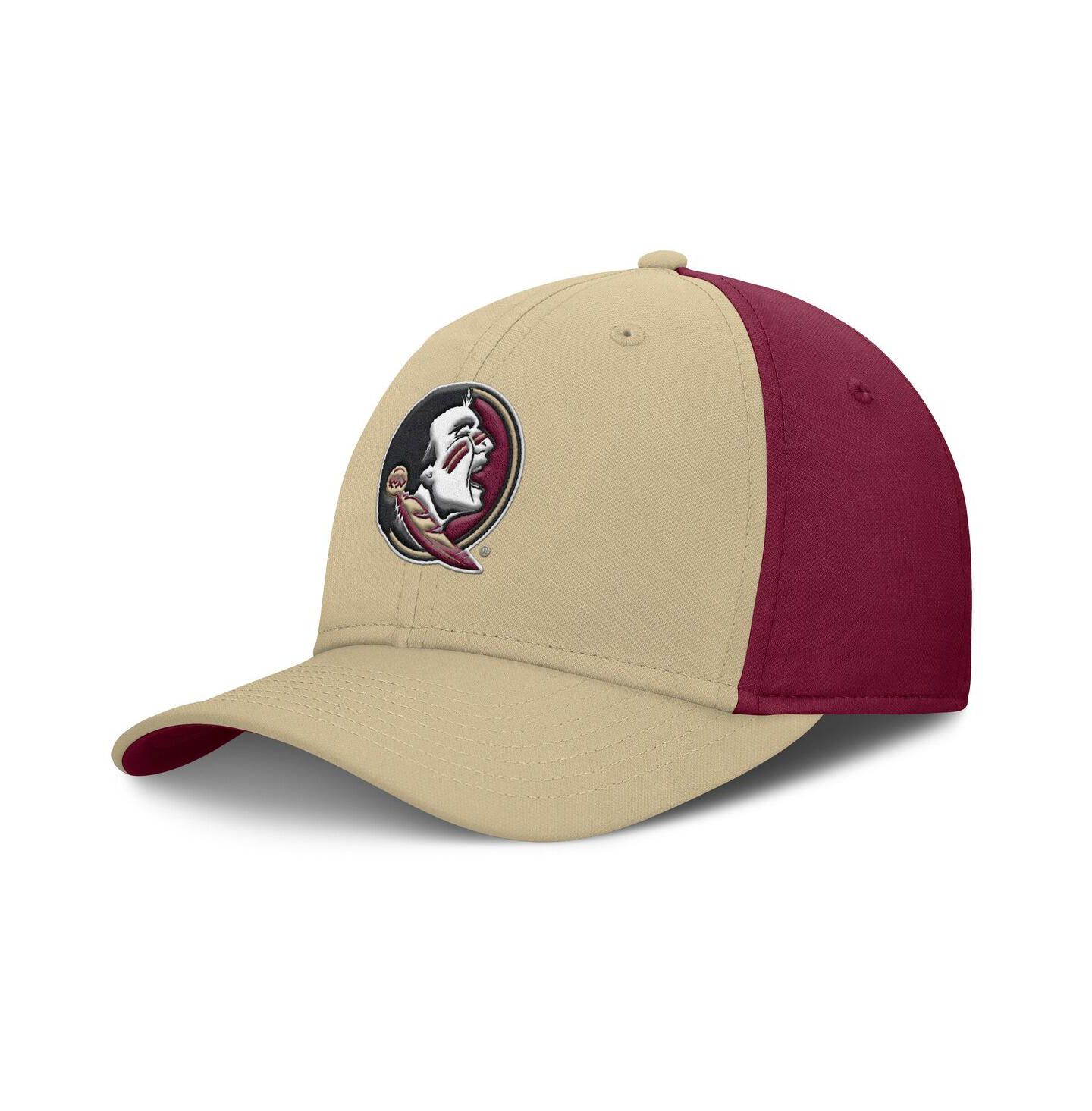 Мужская кепка Nike Gold/Garnet Florida State Seminoles 2025 Sideline Rise Local Performance Flex Hat — фото 1
