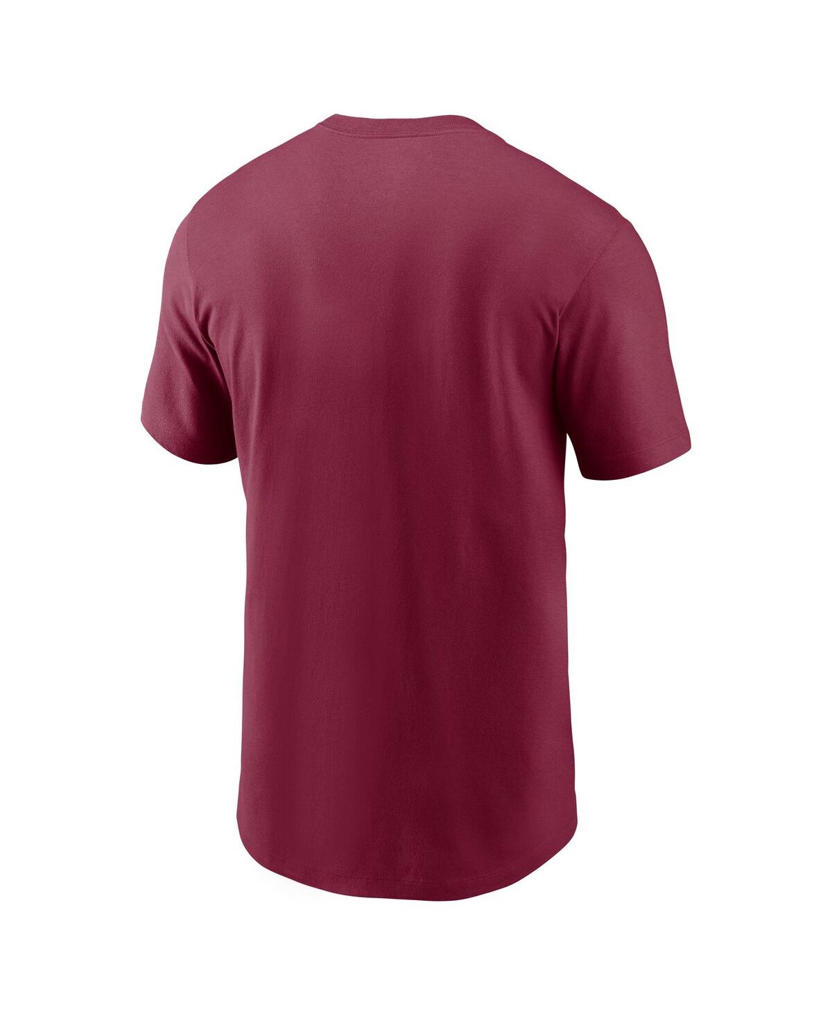Nike Florida State Primetime Arch Stack  Men's College T-shirt In Burgundy