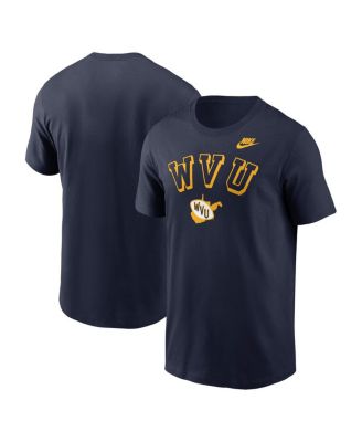 Nike - Men's Navy West Virginia Mountaineers Legacy Nickname T-Shirt