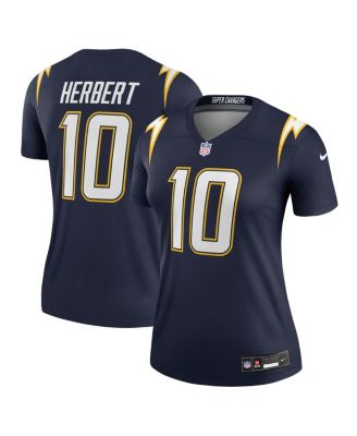 Nike - Women's Justin Herbert Navy Los Angeles Chargers Alternate Super Chargers Legend Player Performance Top