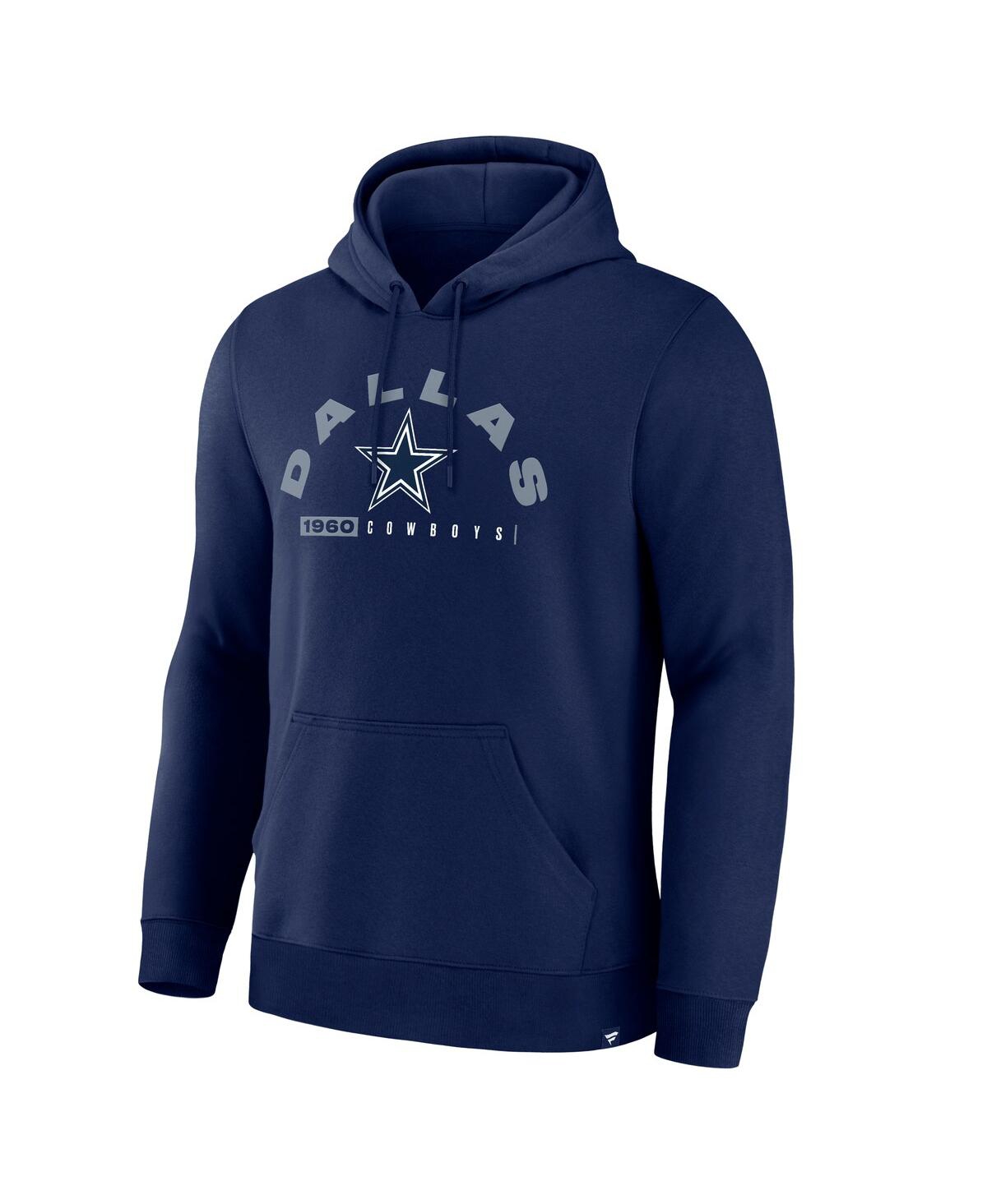 Fanatics Men's Navy Dallas Cowboys Delay Of Game Legacy Pullover Hoodie In Blue