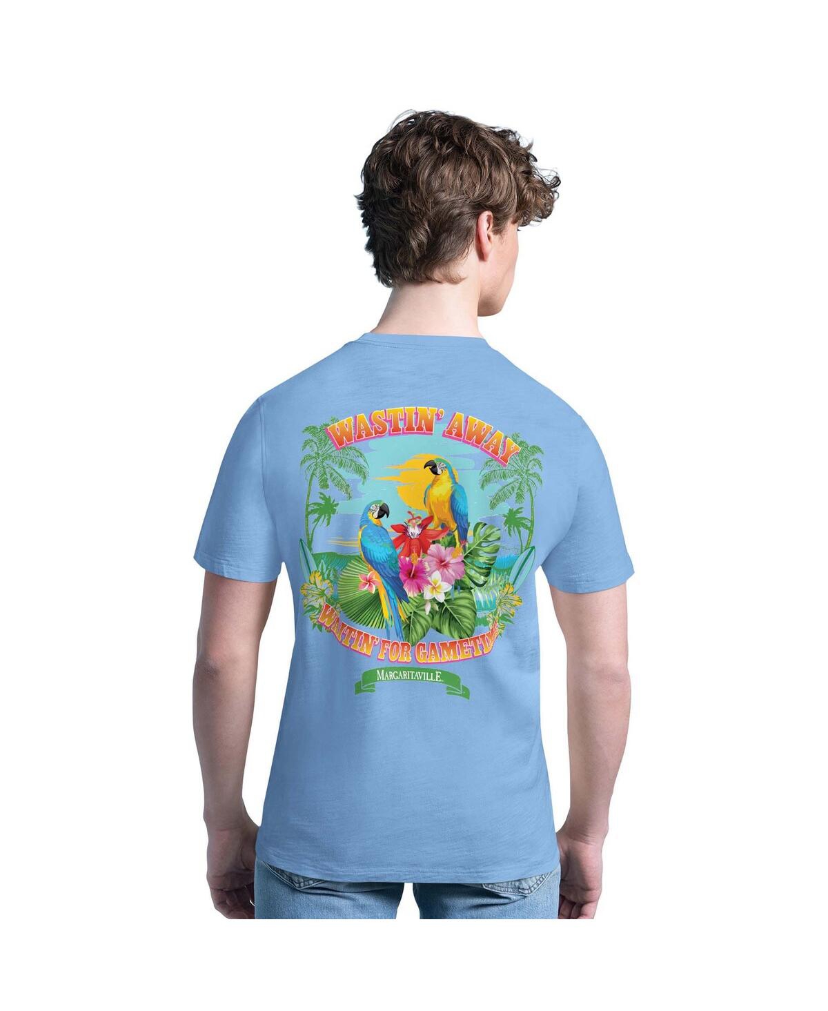 Margaritaville Men's Light Blue Dallas Cowboys Waitin For Gametime T-shirt In Blue