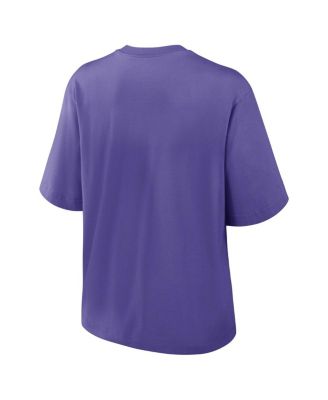 Women's Purple Baltimore Ravens Glory Arch Boxy T-Shirt