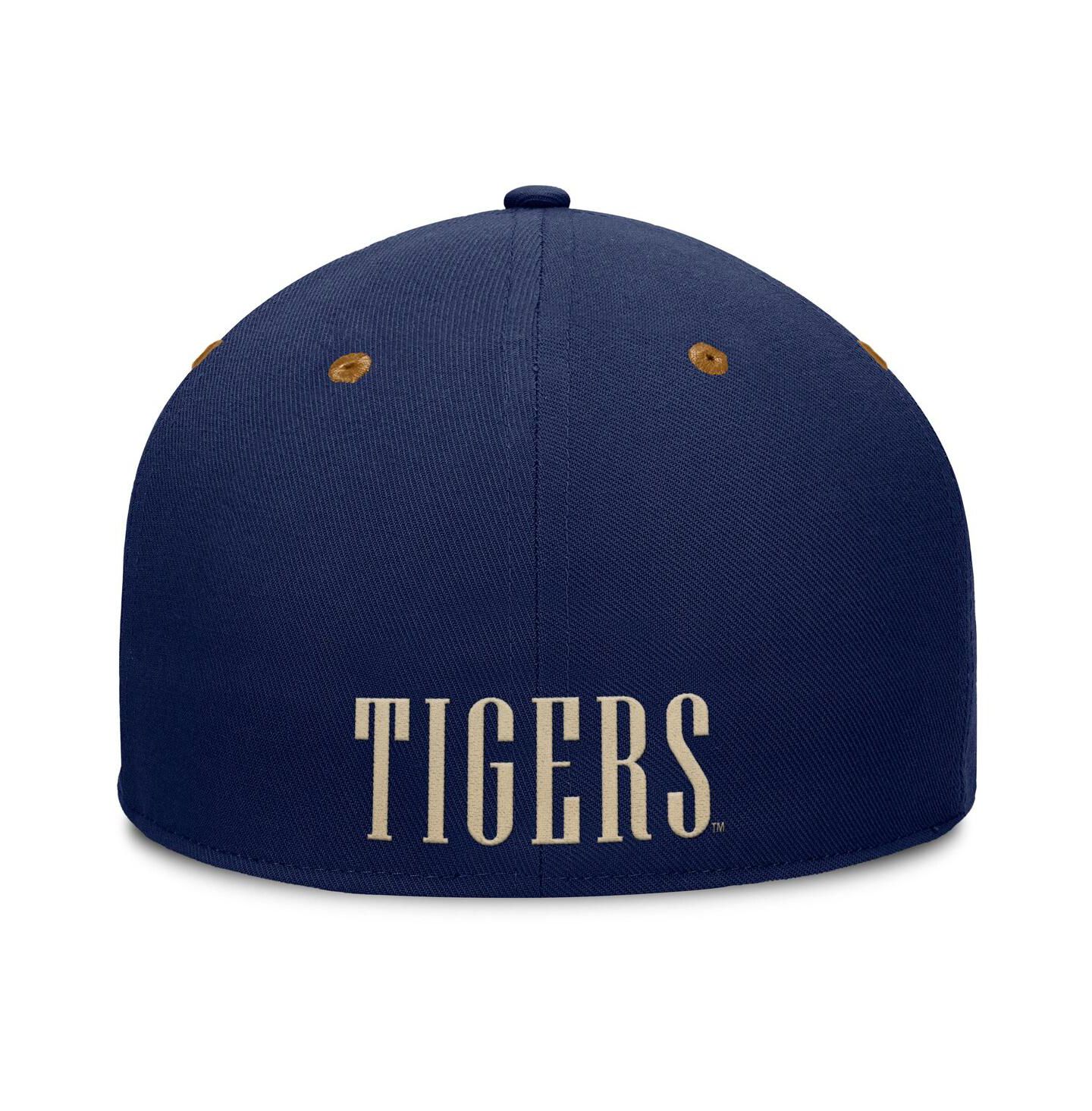 Мужская кепка Fanatics Navy/Brown Auburn Tigers NoBo Fitted Hat — фото 4