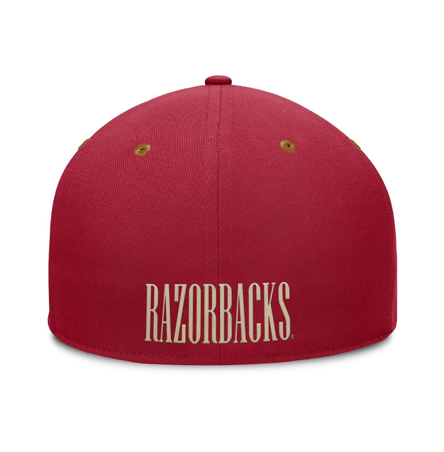 Мужская кепка Fanatics Cardinal/Brown Arkansas Razorbacks NoBo Fitted Hat — фото 4