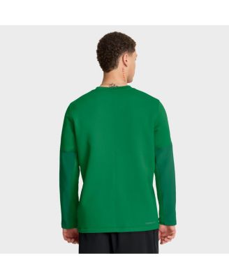Men's Green Oregon Ducks 2025 Sideline Coach Performance Long Sleeve T-Shirt