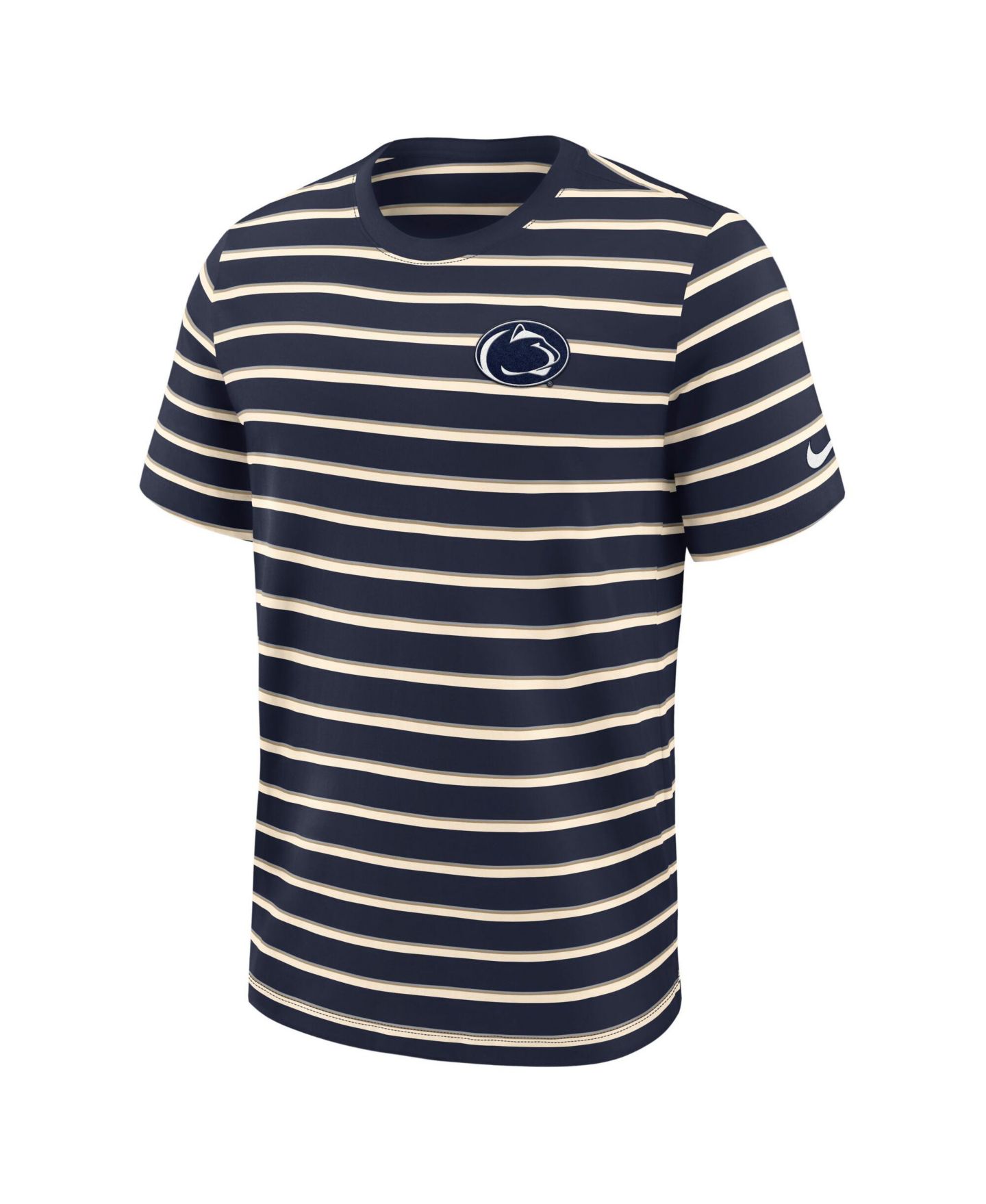 Мужская футболка Nike Navy Penn State Nittany Lions Athletic Prep Legacy Summit Stripe — фото 5