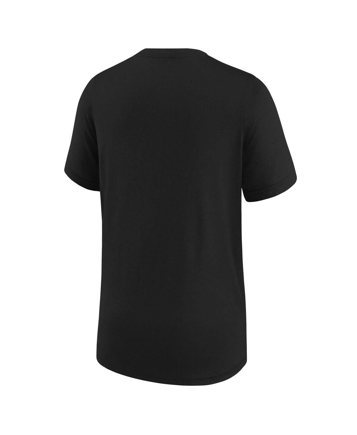 Nike Big Boys And Girls Black Jacksonville Jaguars Icon Legend T-shirt In Black