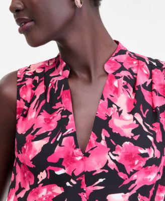 Women's Printed Surplice Tank Top, Macy's Exclusive