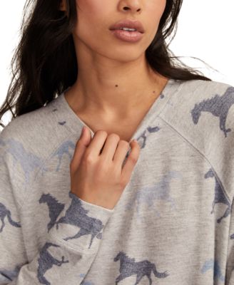 Women's Cloud Long Sleeve Crew Neck Sweater