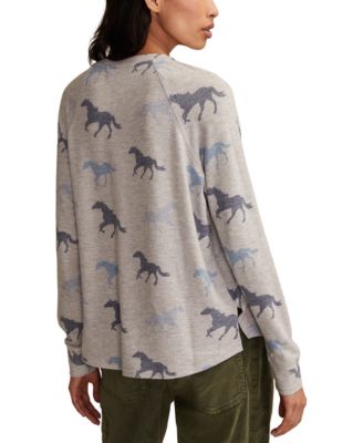 Women's Cloud Long Sleeve Crew Neck Sweater