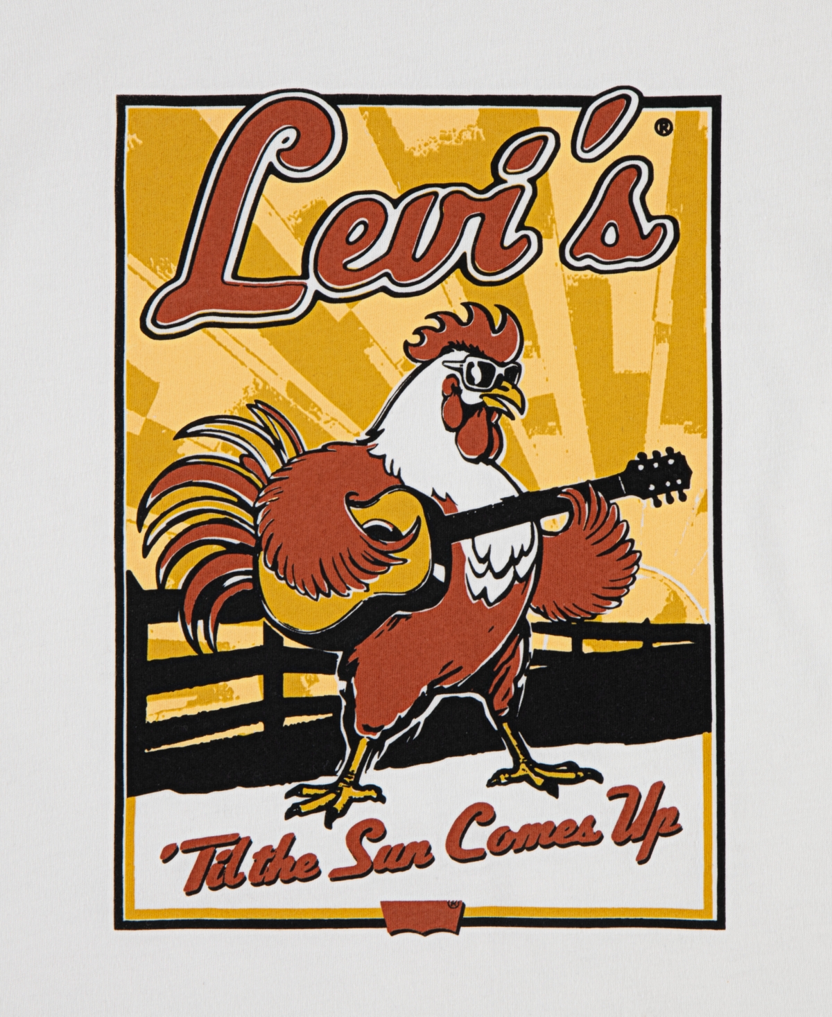 Levi's Little Boys Jam Session Short Sleeve T-shirt In White