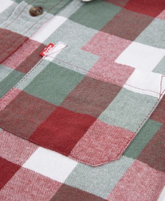 Boys 2T-7 Buffalo Checkered Flannel Long Sleeve Shirt