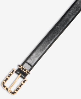 Laced-Chain-Buckle Belt, Macy's Exclusive 