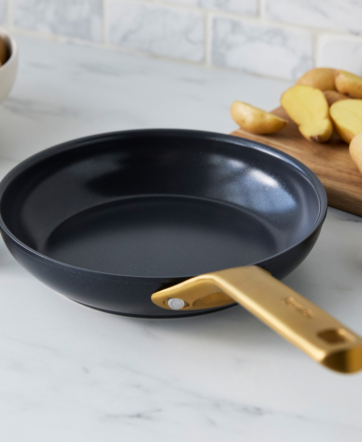 Greenpan Reserve 8" Ceramic Nonstick Frypan In Black