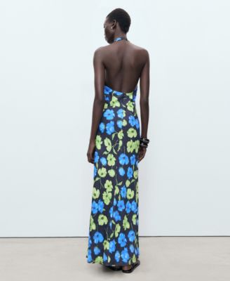 Women's Long Floral-Print Dress