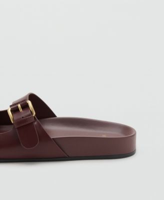 Women's Buckle Flat Sandals