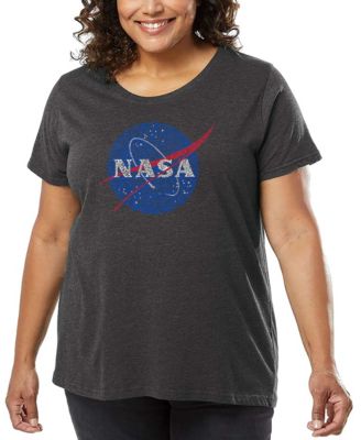 Plus Size NASA's Most Notable Missions Word Art T-Shirt