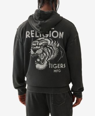 Men's Tiger Vintage Zip Up Sweatshirt