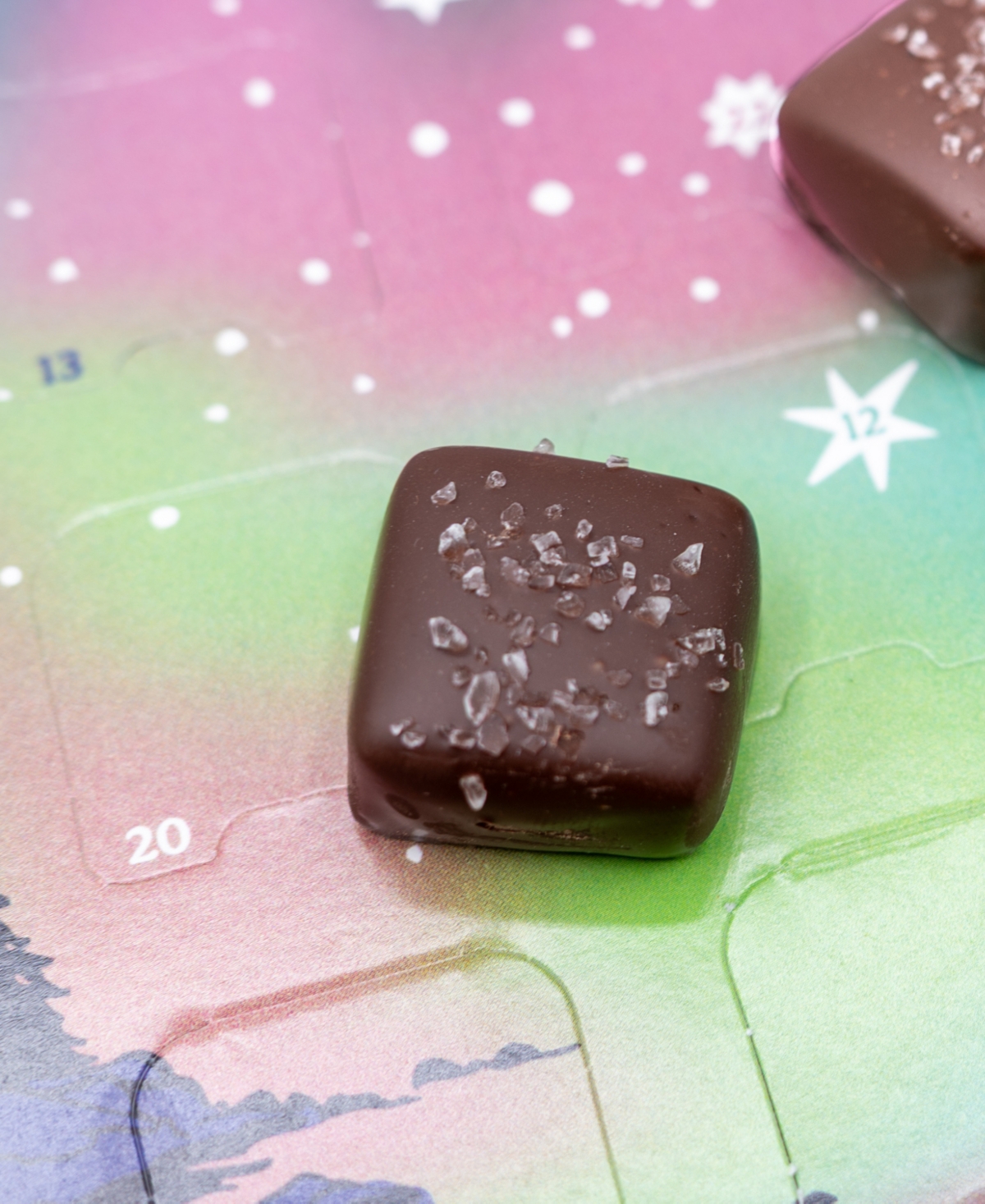 Bixby Chocolate Bright Nights And Northern Lights Caramel Advent Calendar, 25 Pieces In Multi