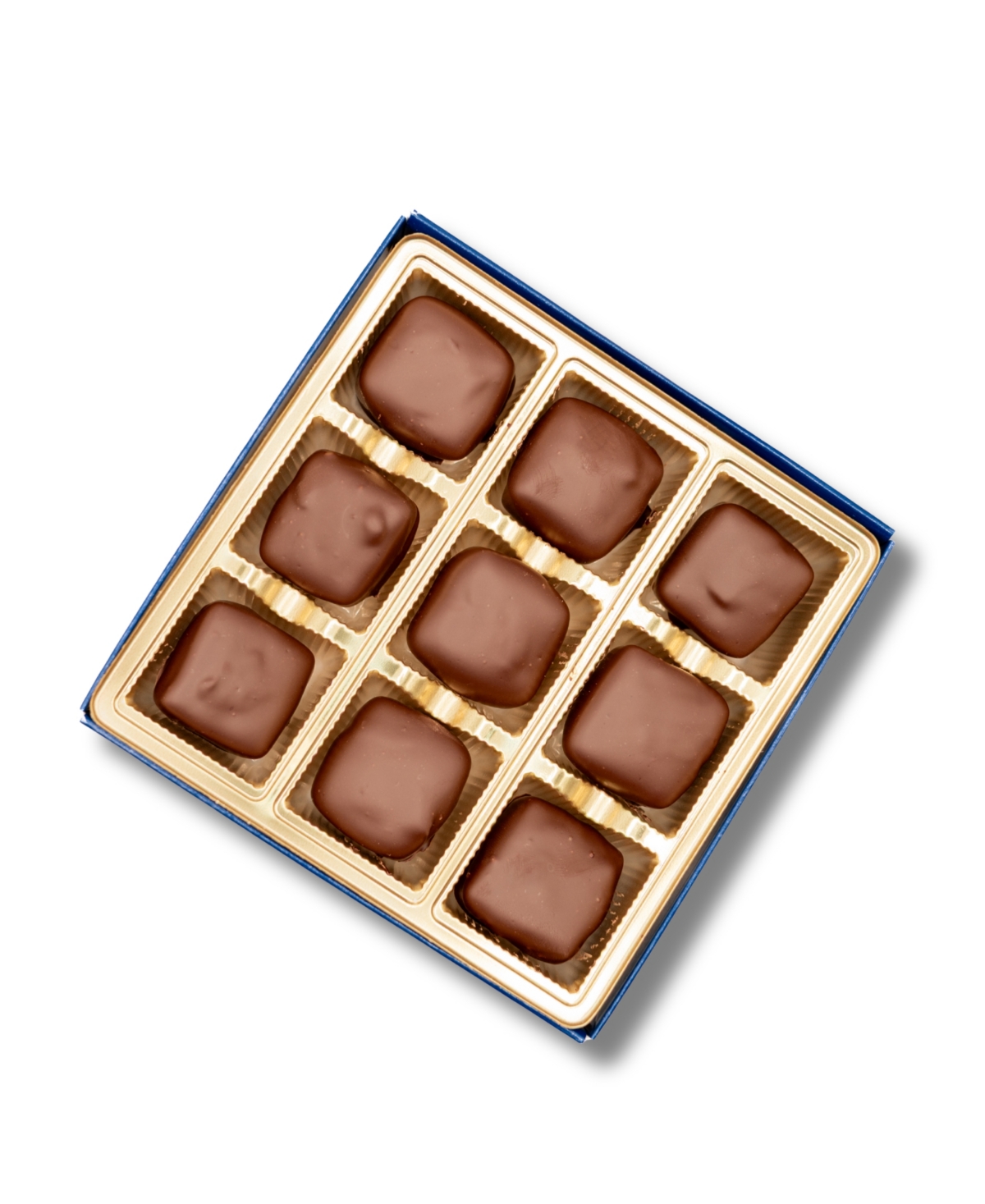 Bixby Chocolate Peacn Caramel Cutes Dark Chocolate, 18 Pieces In Transparent