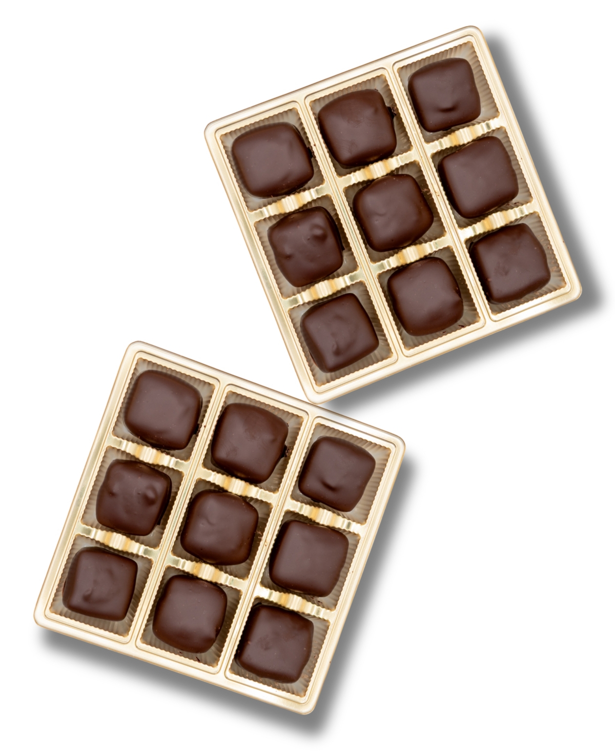 Bixby Chocolate Peacn Caramel Cutes Milk Chocolate, 18 Pieces In Transparent