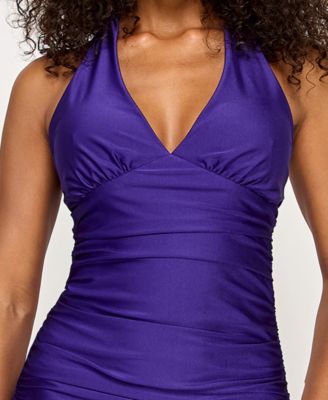 Juniors' Halter Neck Midi Dress