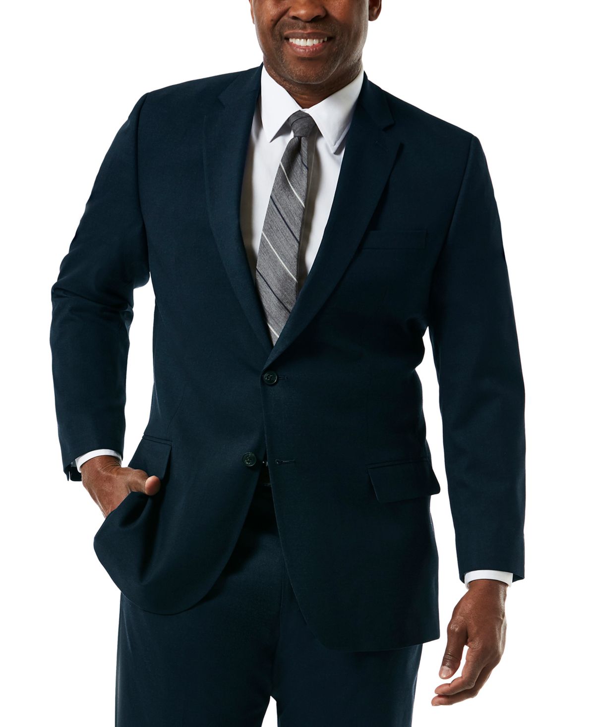 Мужской костюм классического покроя JMH Big & Tall с отделяющим пиджаком