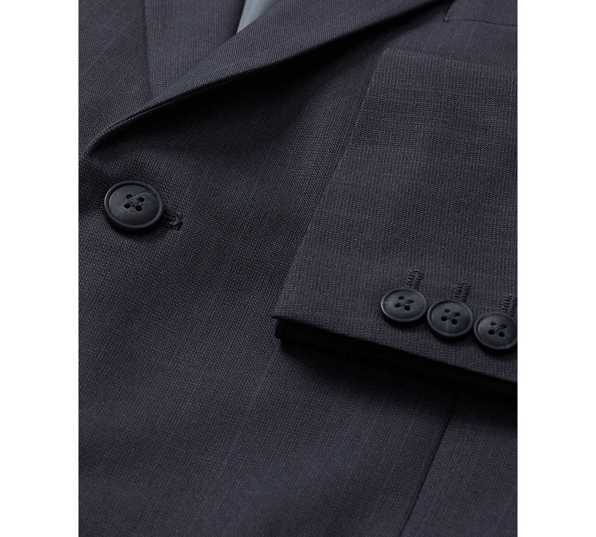 Haggar Men's Travel Performance Suit Separates Notch Lapel Jacket In Gray