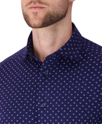 Men's Geometric Print Dress Shirt